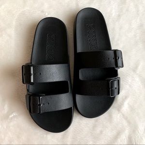VS PINK Buckle Slides